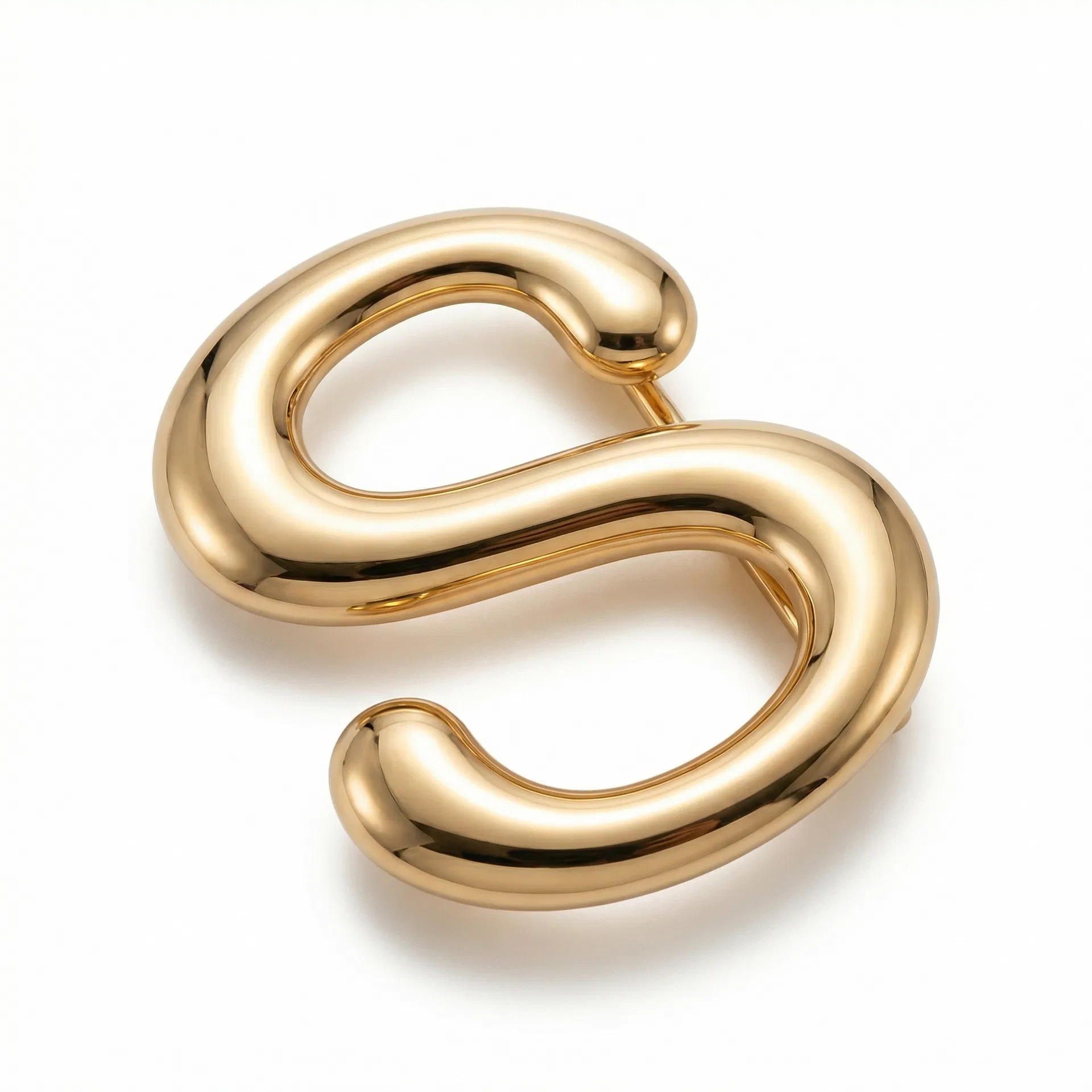 Signature S Buckle — 18K Gold-Plated