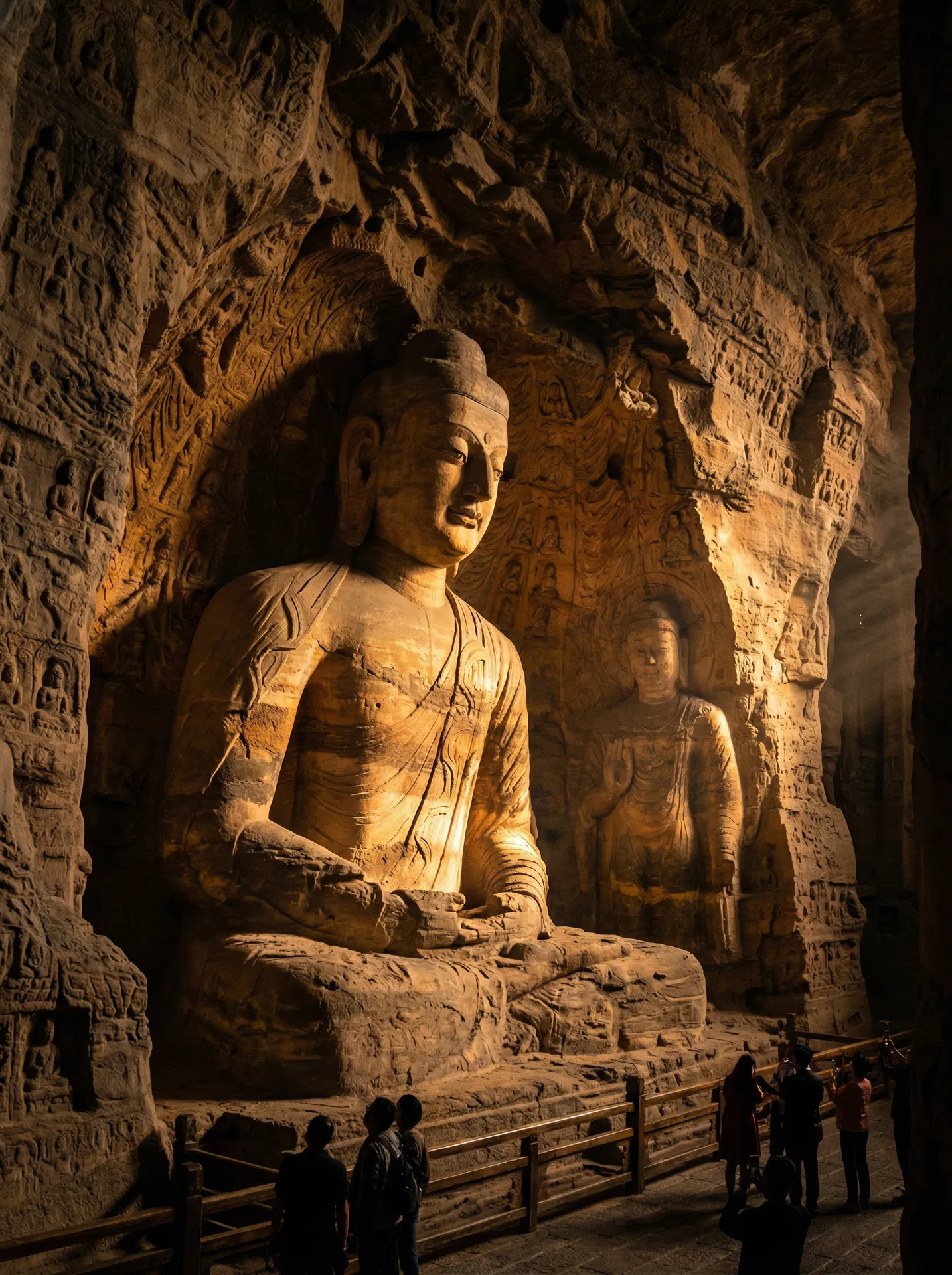 巨型石窟的震撼