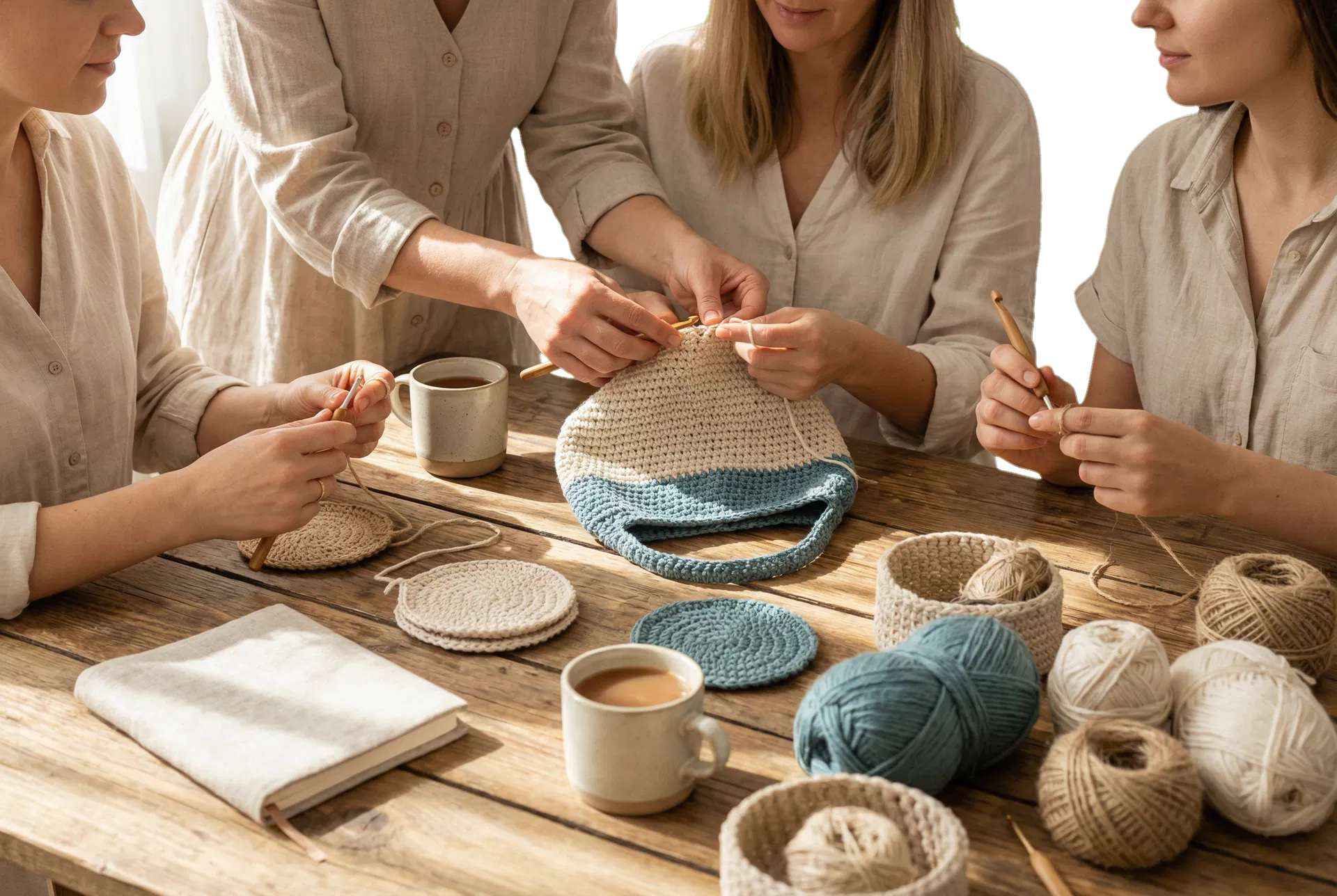 織晴天編織課程學習情境