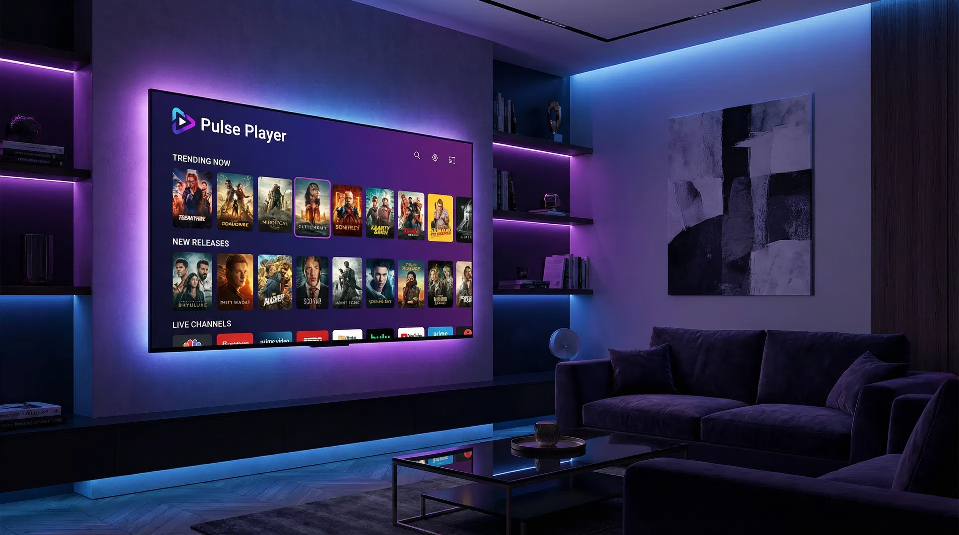 Pulse Player sur Smart TV
