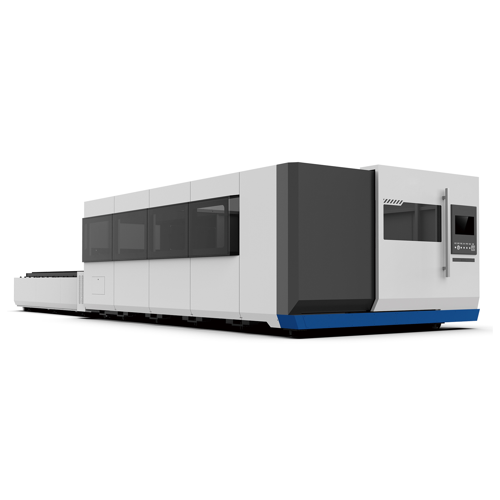 H6015D Dual Exchange worktable Fiber Laser Cutting Machine machine view