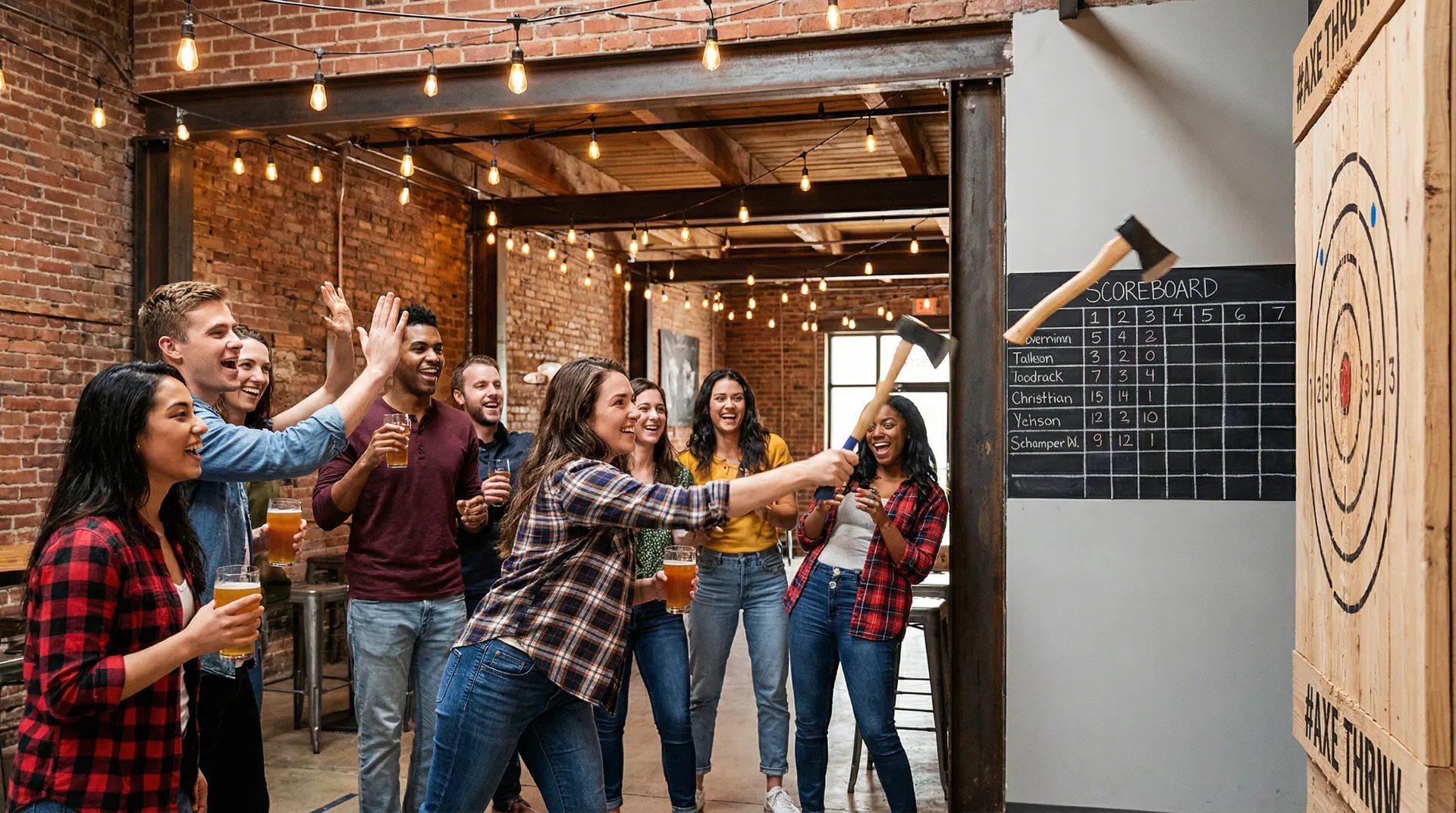 Experiential lounge group event