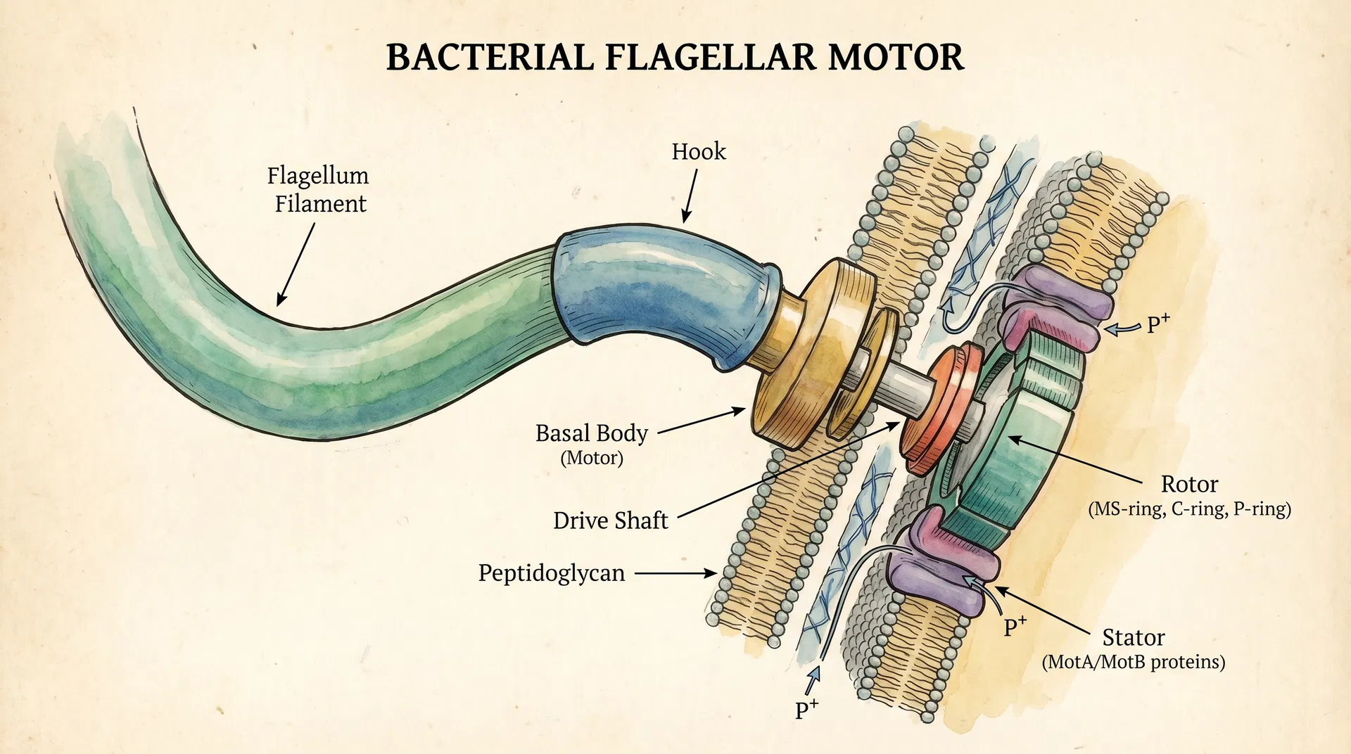 The Bacterial Flagellum