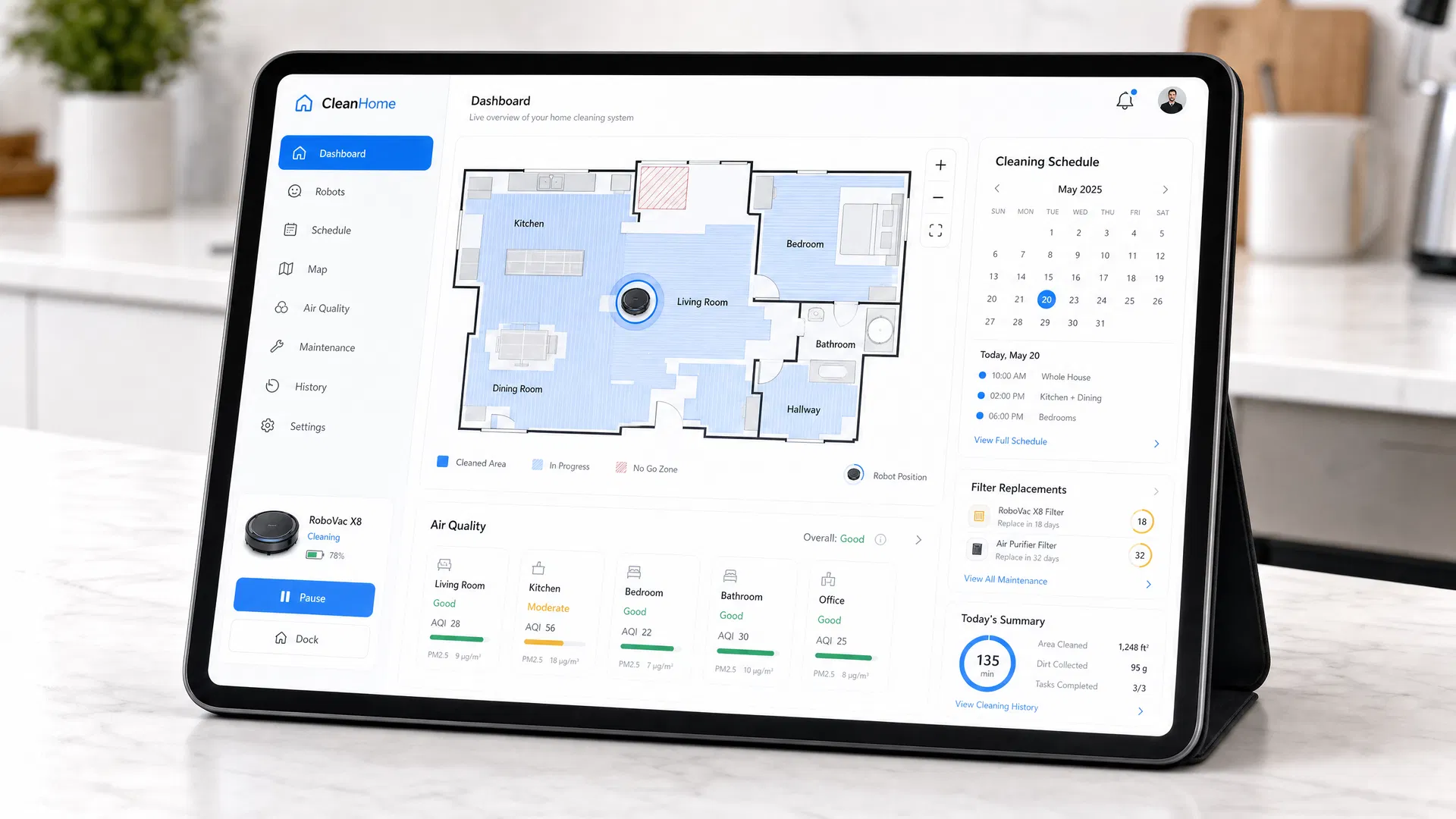 Centralized Cleaning Management