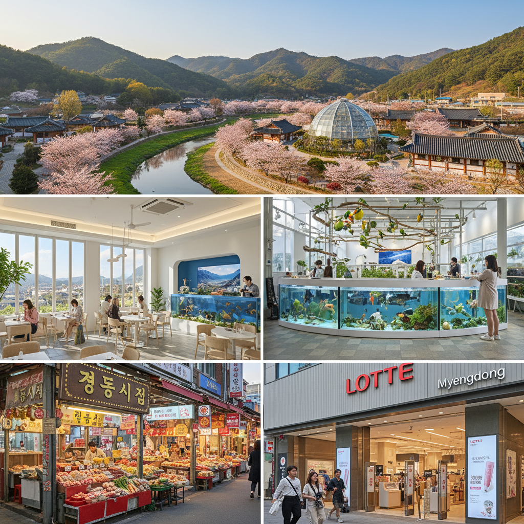 首爾好好逛｜台中出發｜親餵小動物～加平海棠鳥園.水族館咖啡廳.京東市場.樂天明洞好好逛(一站購物彩妝)5日