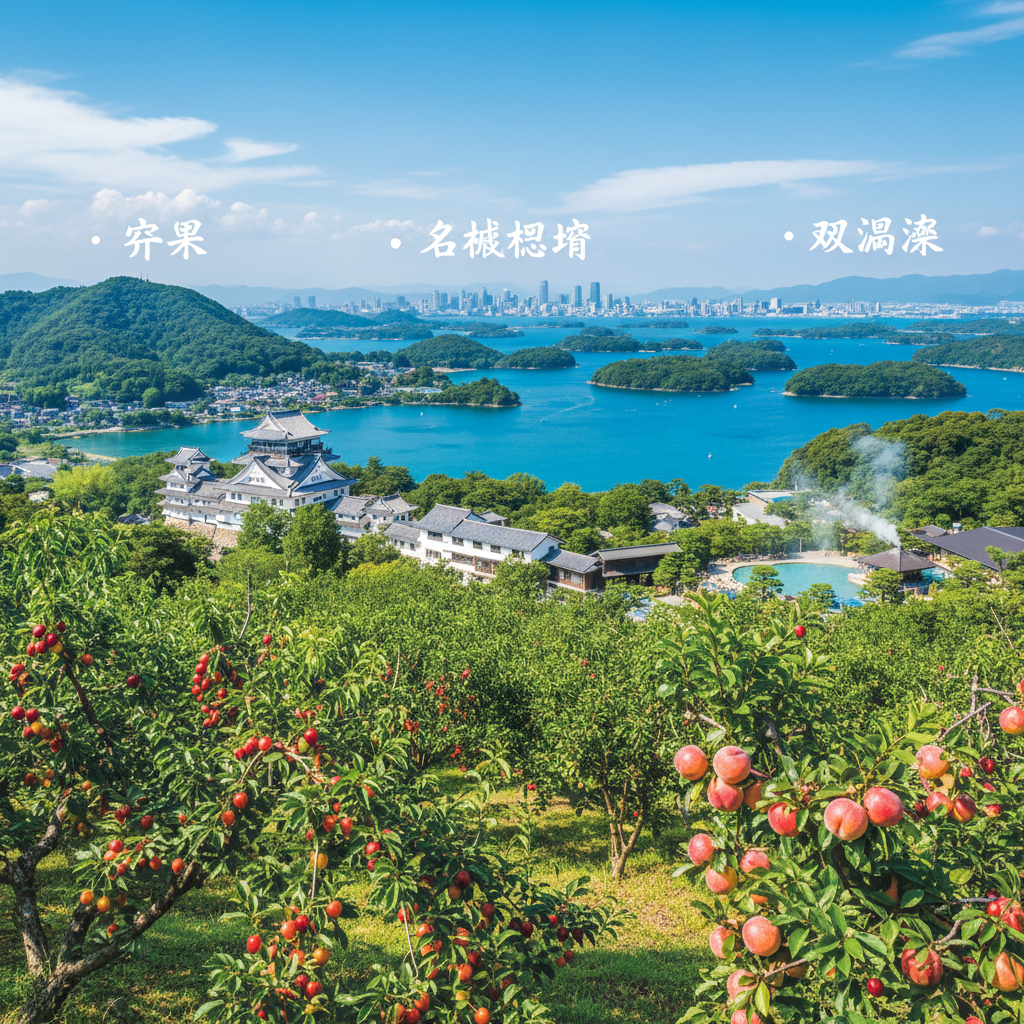 夏日青風日本東北名城秘境採果雙溫泉超值 4 日【郡山包機．週二出發】