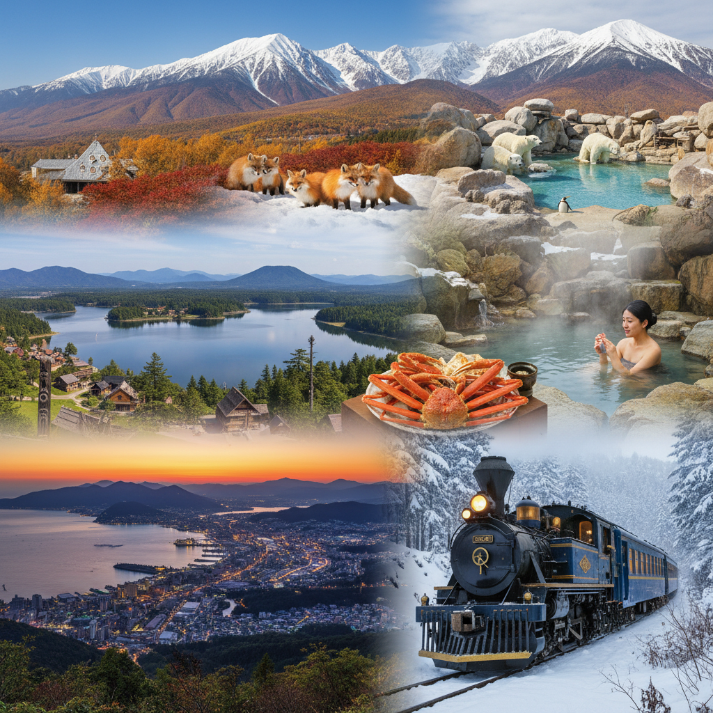 深度北海道旅遊｜全程無自理餐.函館纜車.北極星列車.阿寒湖愛努.狐狸村.旭山動物園.三大蟹美人湯七日