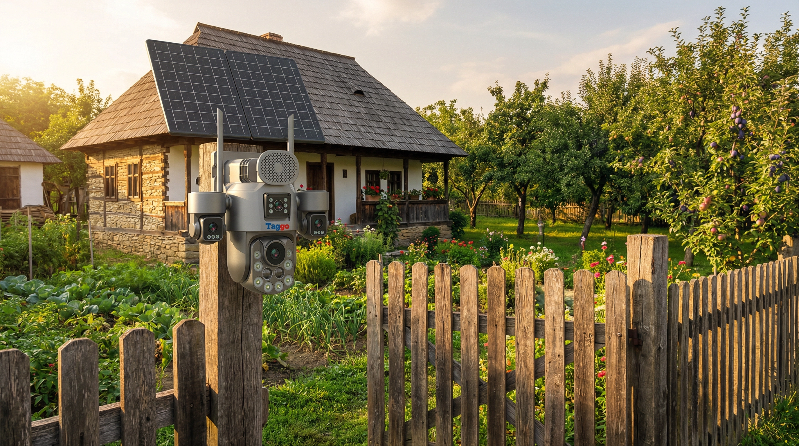 Camera de supraveghere pentru grădină și casă de vacanță — fără WiFi, fără abonament, fără bătăi de cap