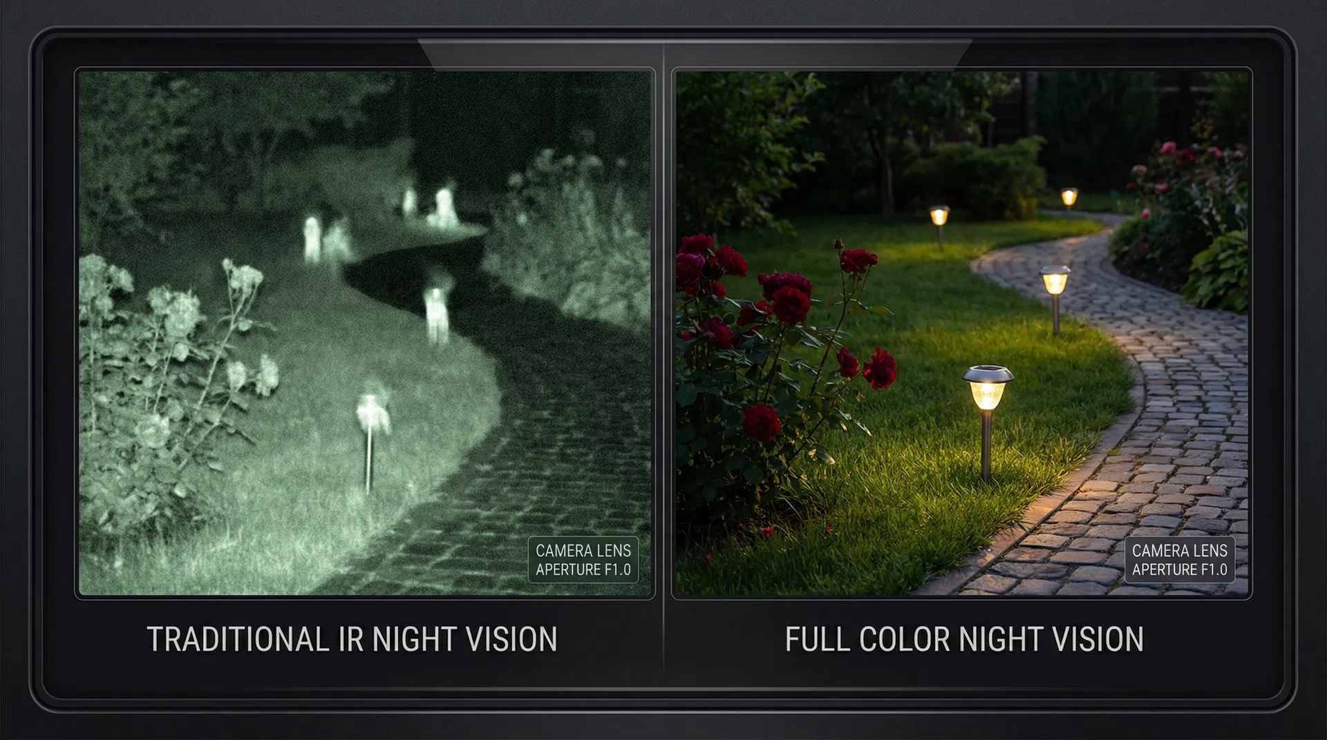 Full Color Night Vision vs IR
