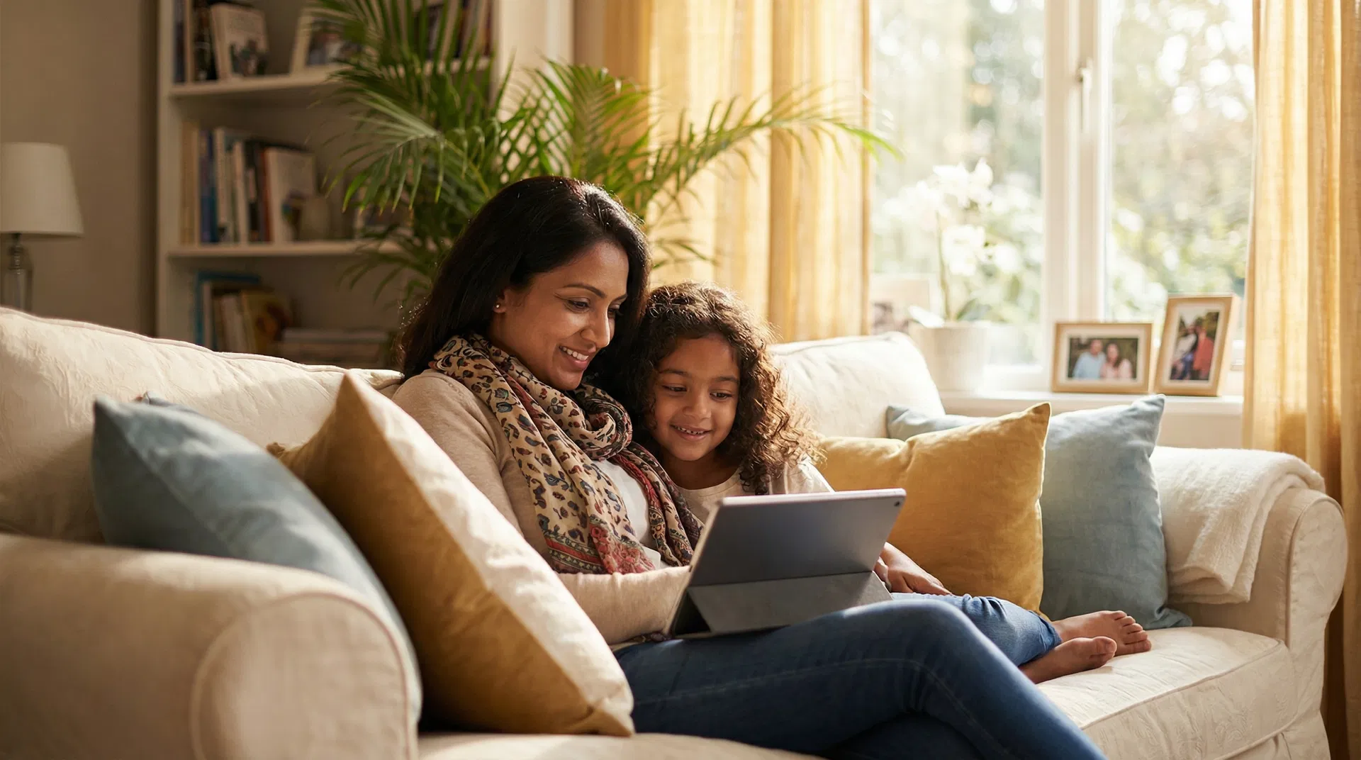 Family using Intellicube together