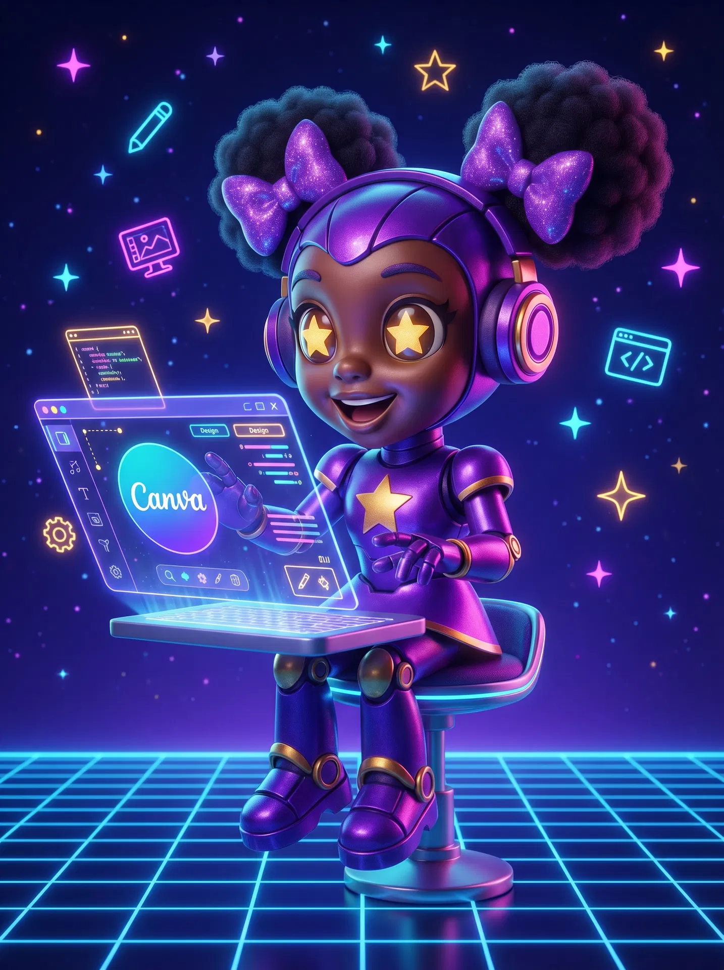 Lil Miss Suga Puff at Canva Code