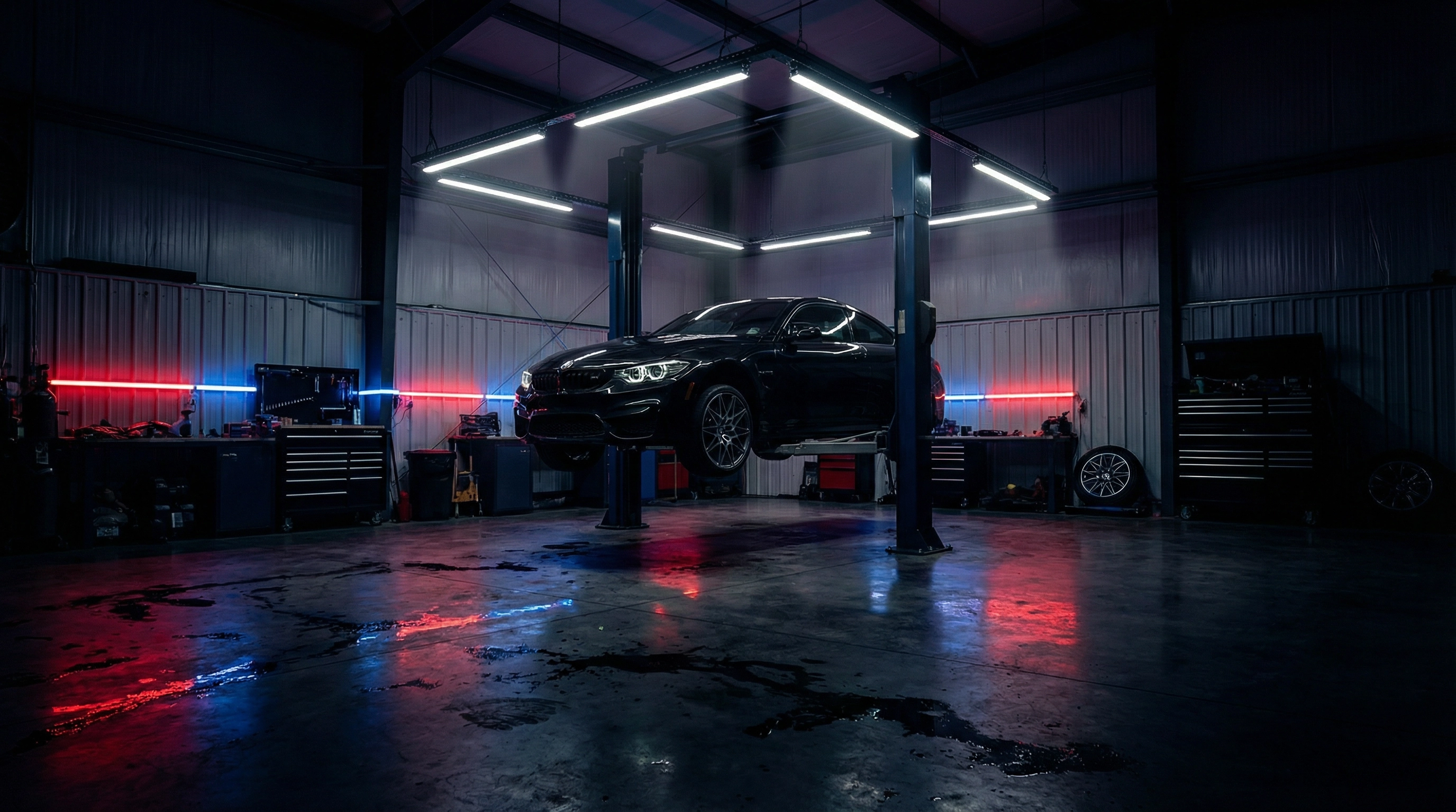 Veículo de luxo na oficina Forza Full Service em Chapecó SC