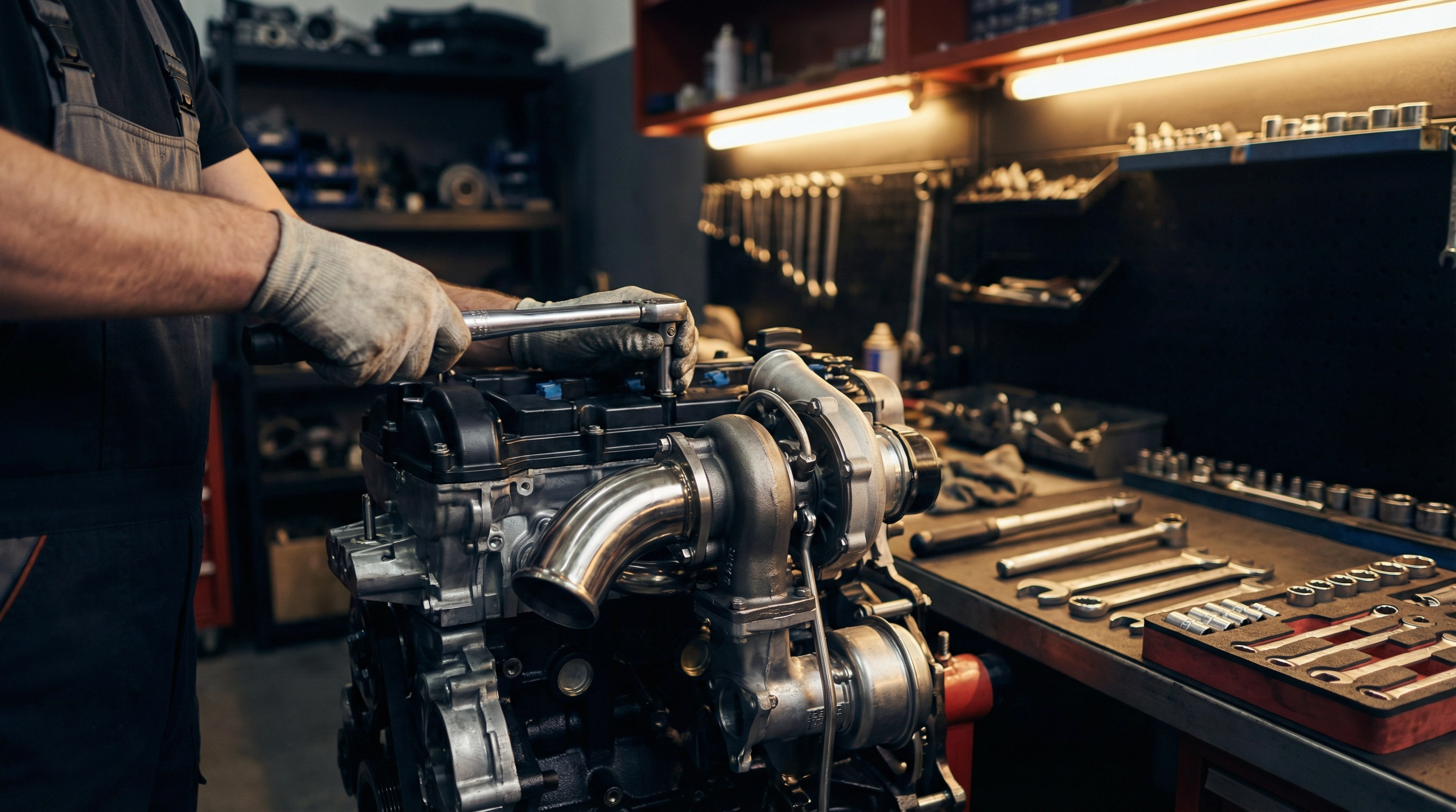 Serviço de mecânica automotiva para veículos nacionais e importados na Forza Full Service em Chapecó SC