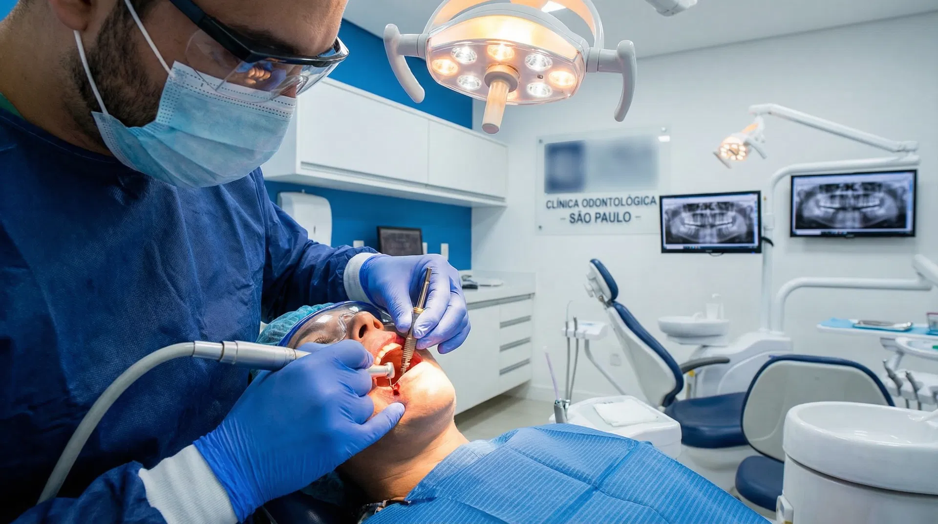 Implante Dentário - Oris Odontologia Araucária Procedimento de implante dentário na Oris Odontologia em Araucária PR - R. Pedro Druszcz 760 Centro