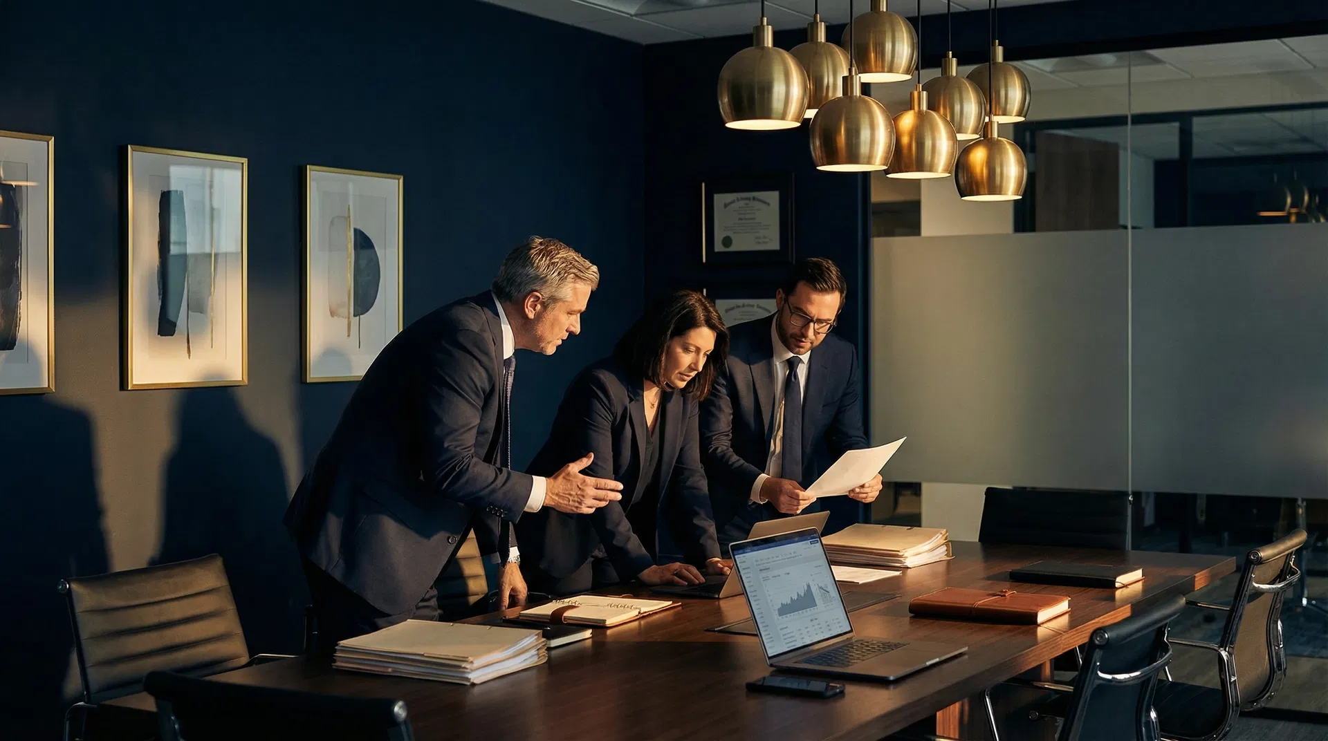 Equipe Fávere Advogados em reunião estratégica
