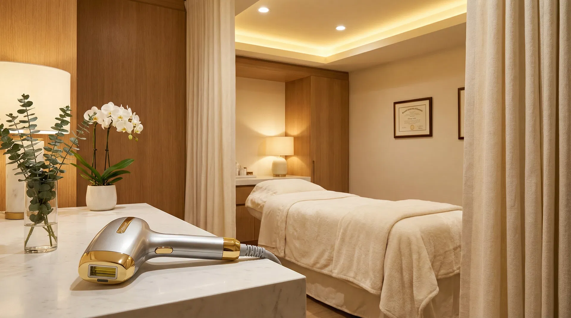 Laser Hair Removal Treatment Room