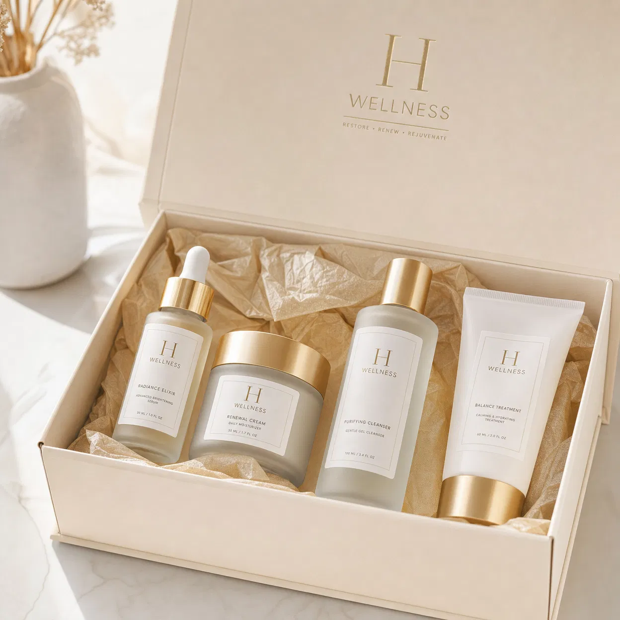 Complete beauty skin and hair kit