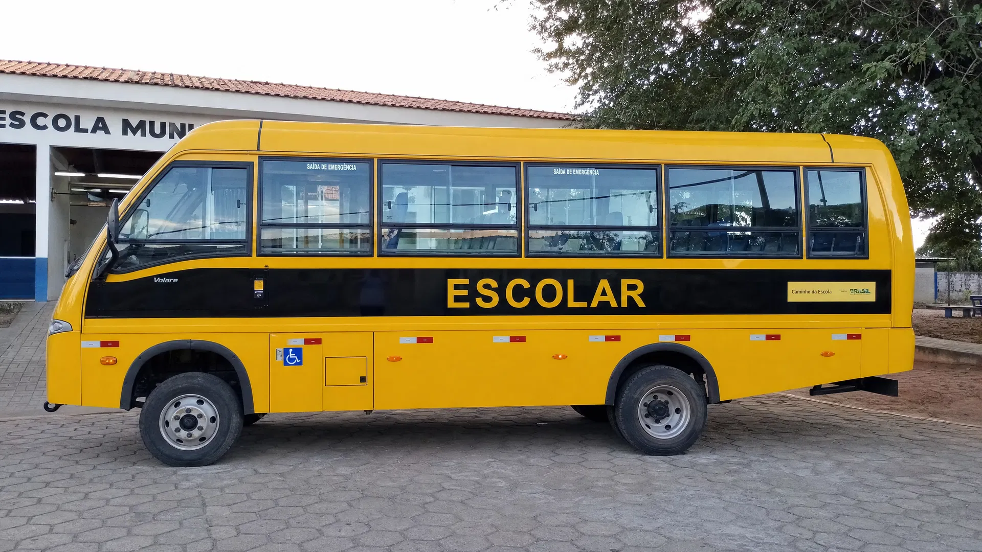 Frota de transporte escolar