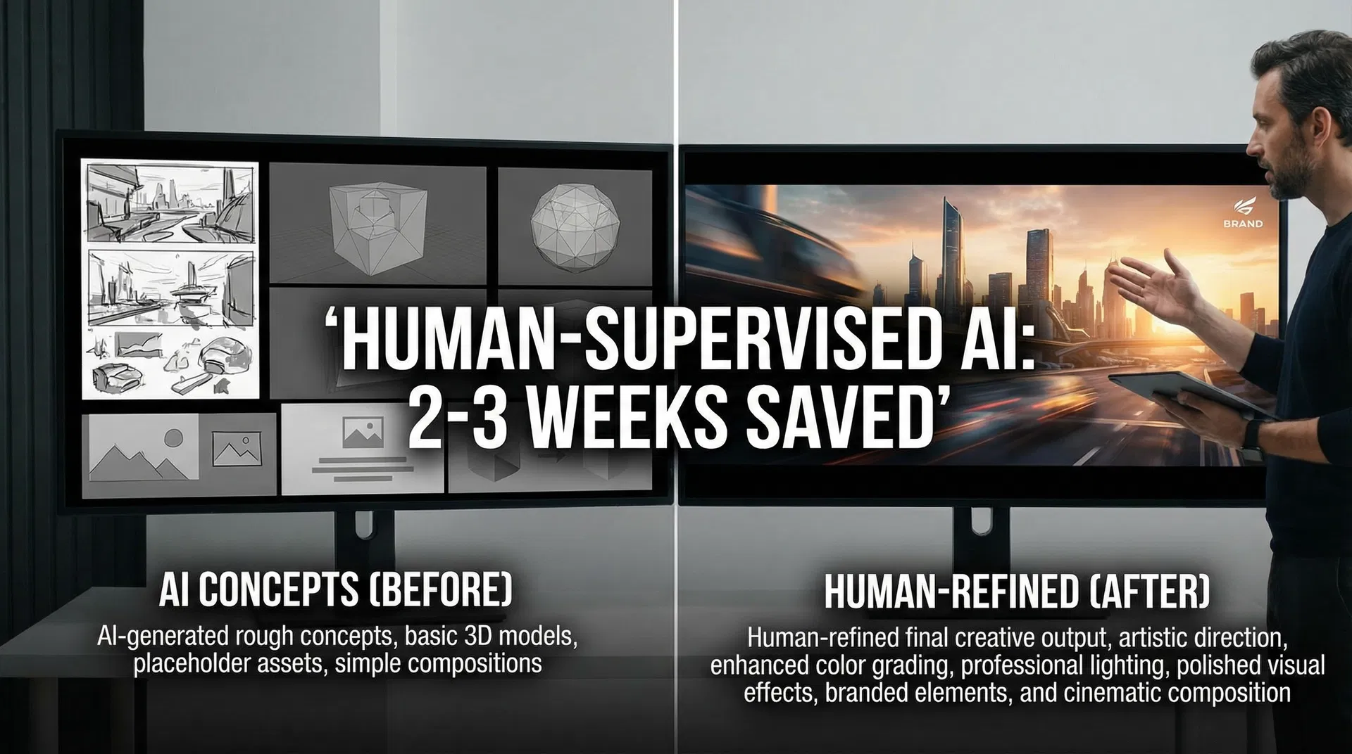 Human-Supervised AI Creation