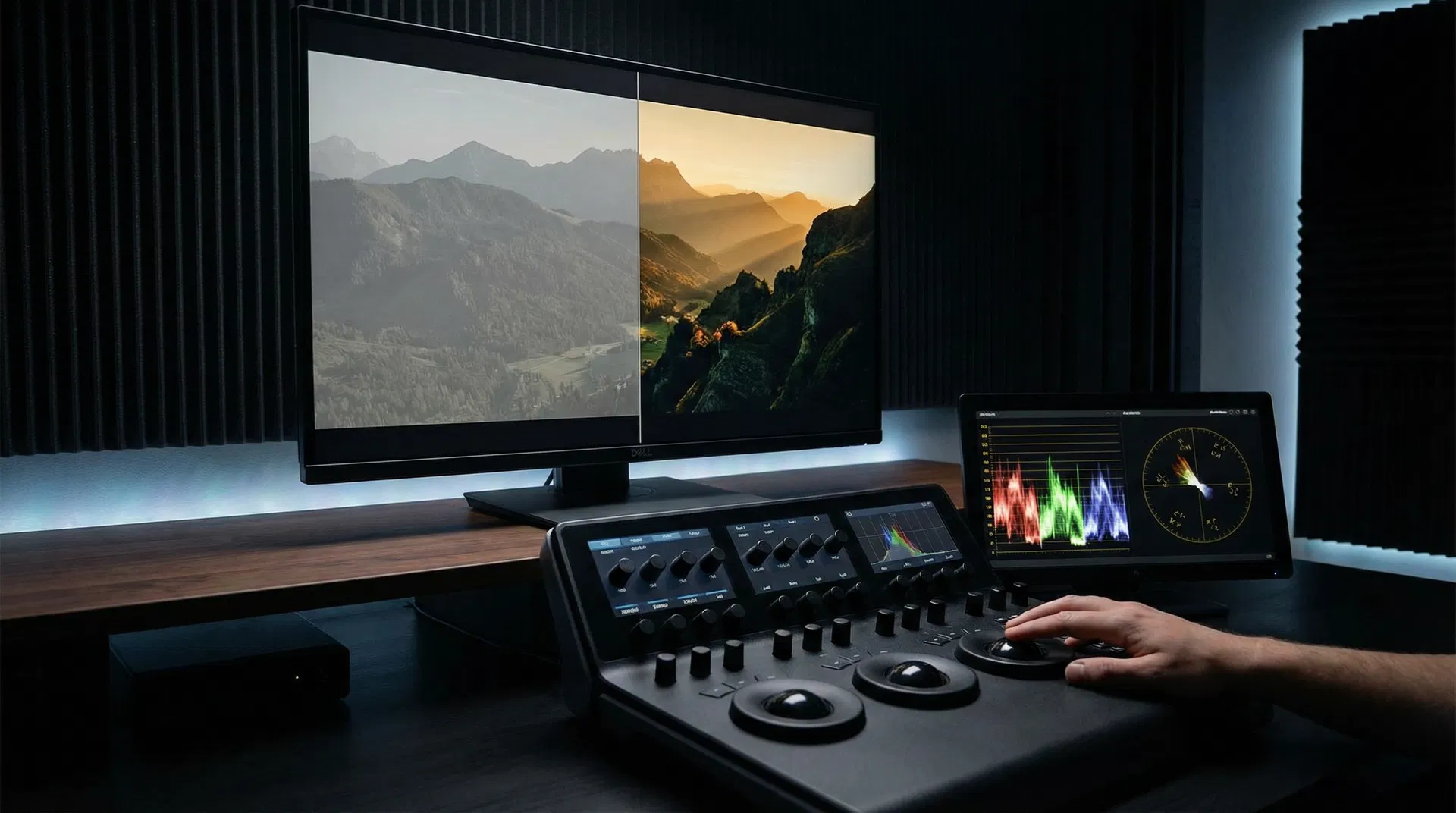 Professional color grading