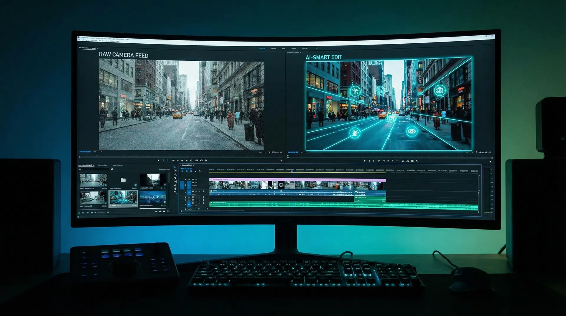 AI storytelling visualization