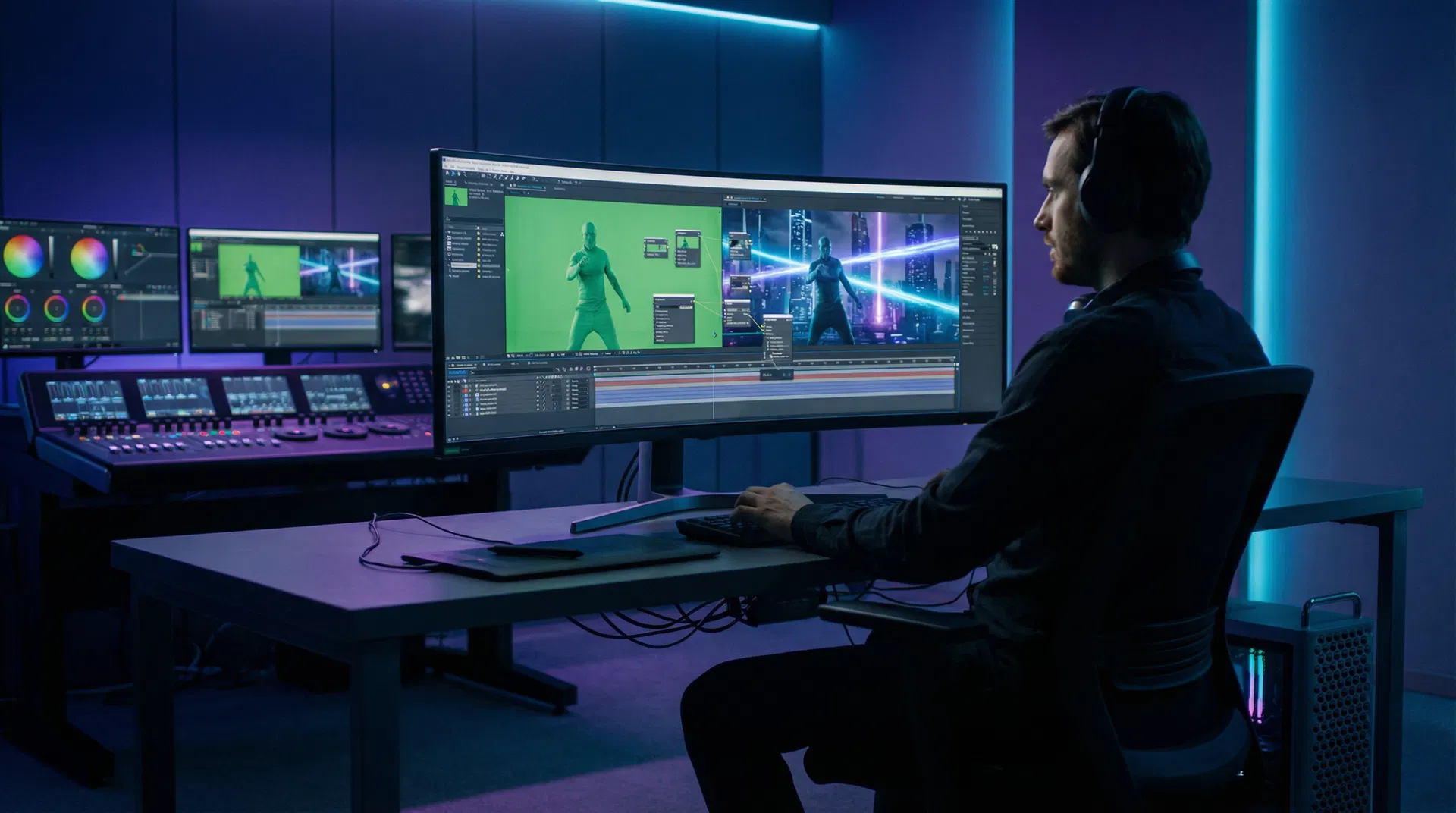 Visual effects production