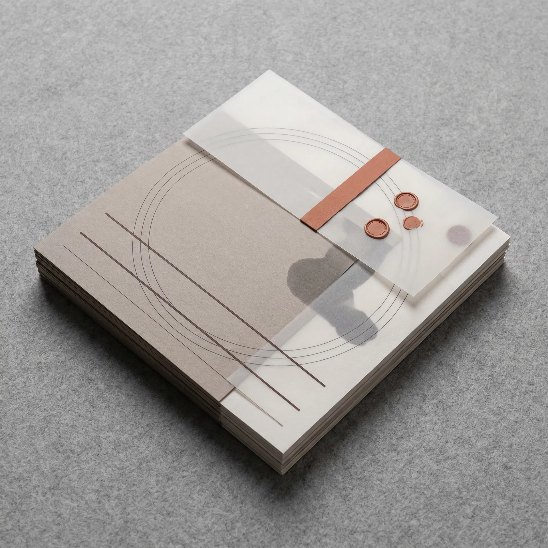 Abstract docket countdown visual