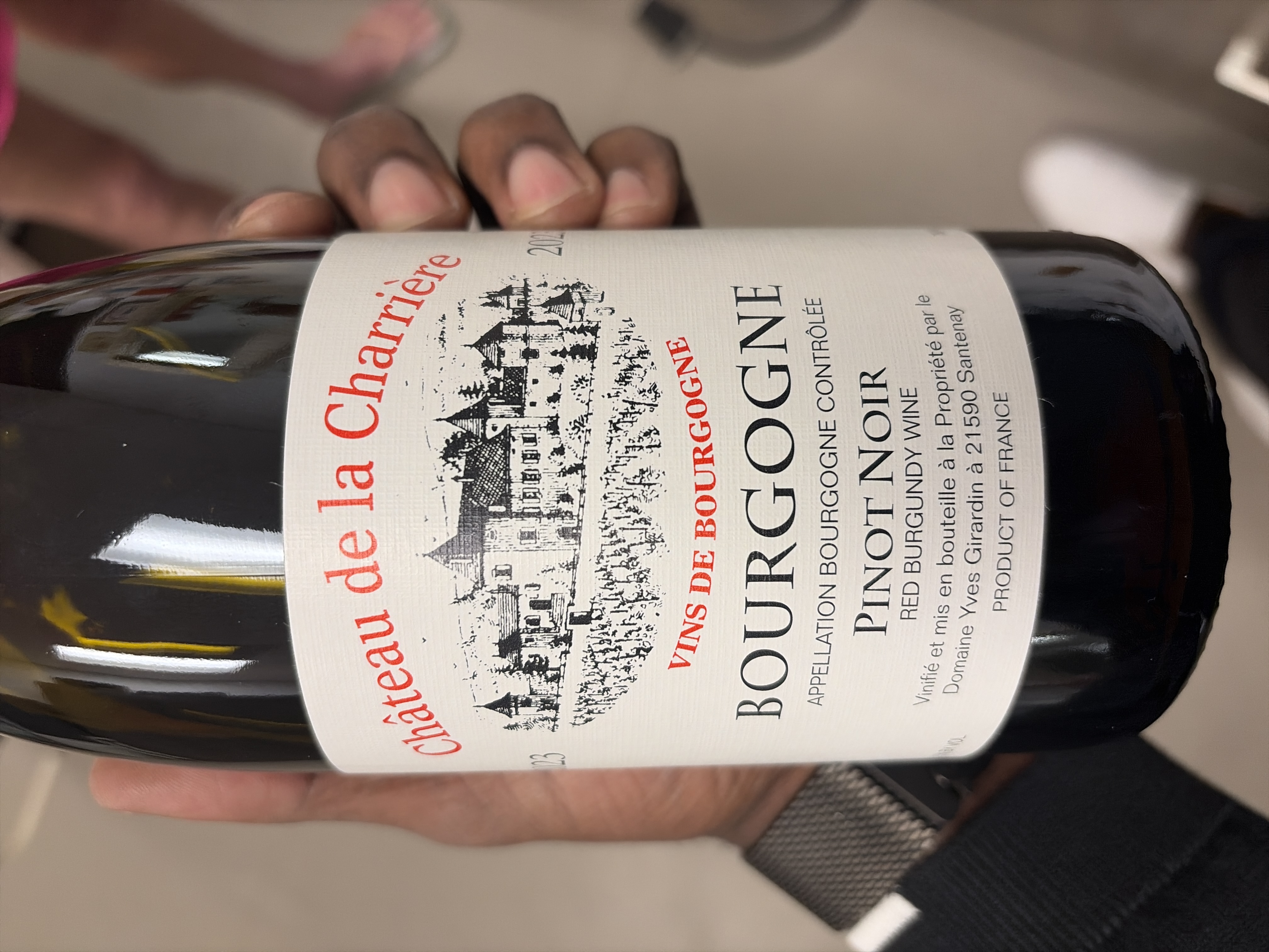 Château de la Charrière Bourgogne Pinot Noir