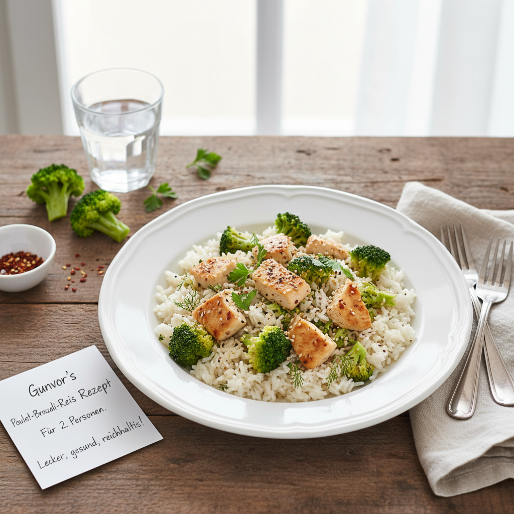 Gunvor's Poulet-Broccoli-Reis Rezept