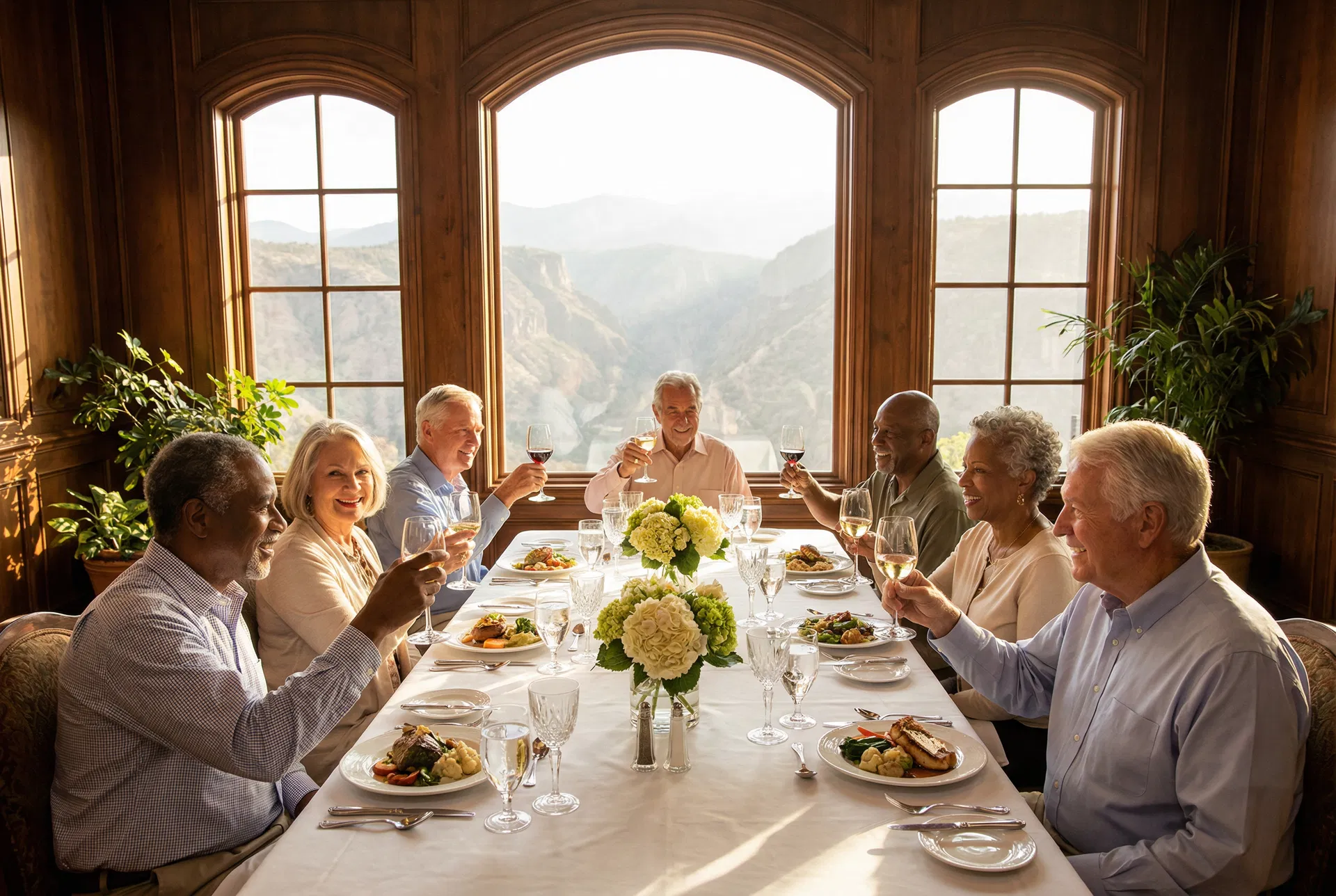 Fine dining at Canyon View