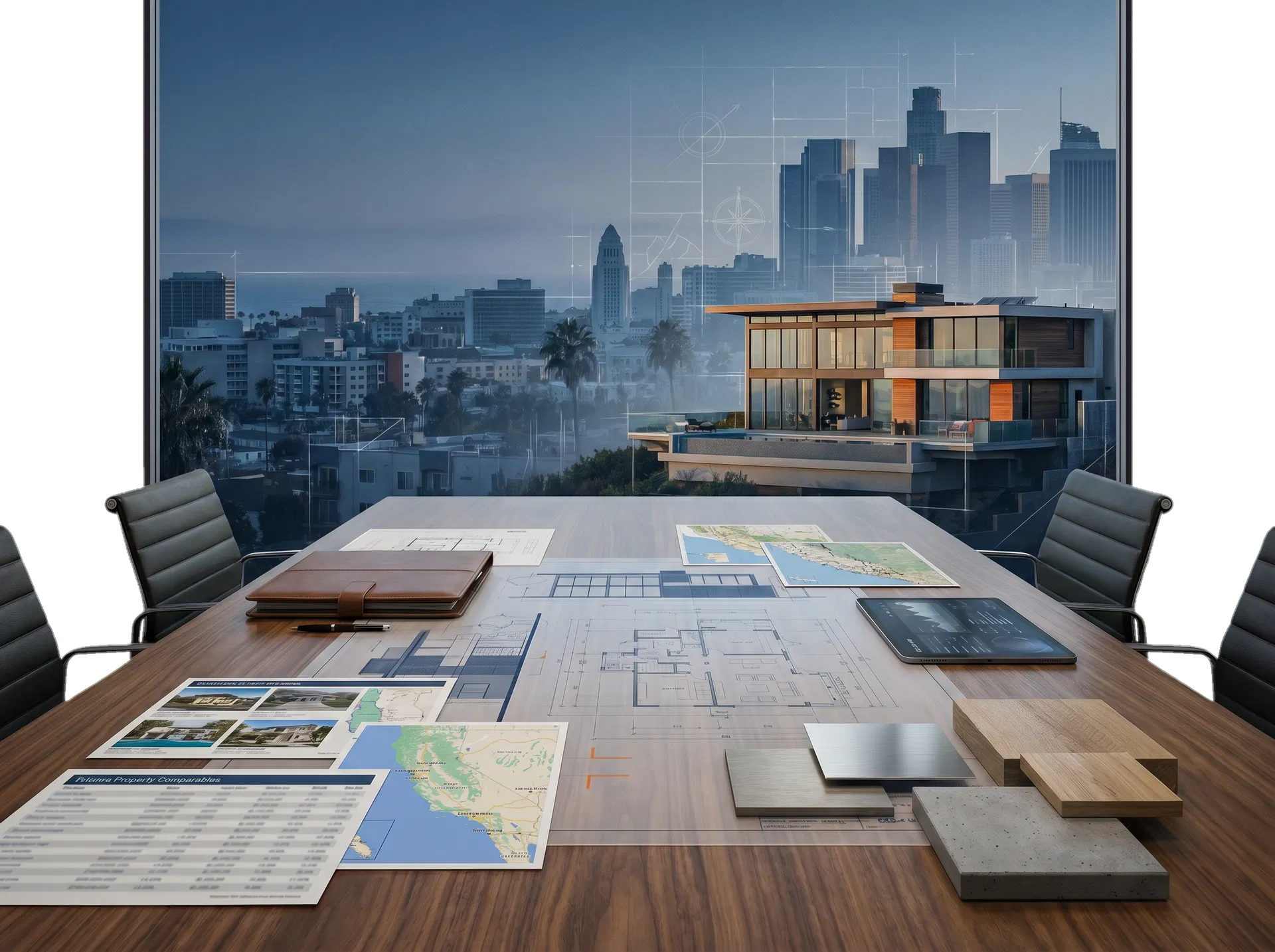 Seller strategy architectural planning room