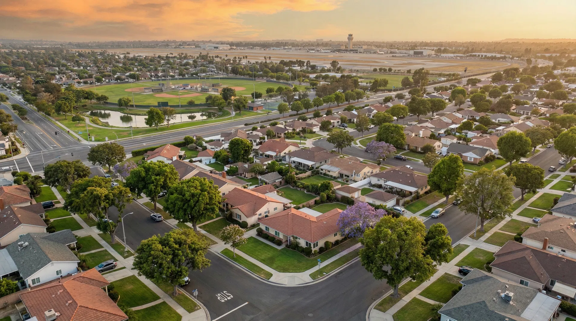 Lakewood Village — Established neighborhood near Long Beach Airport