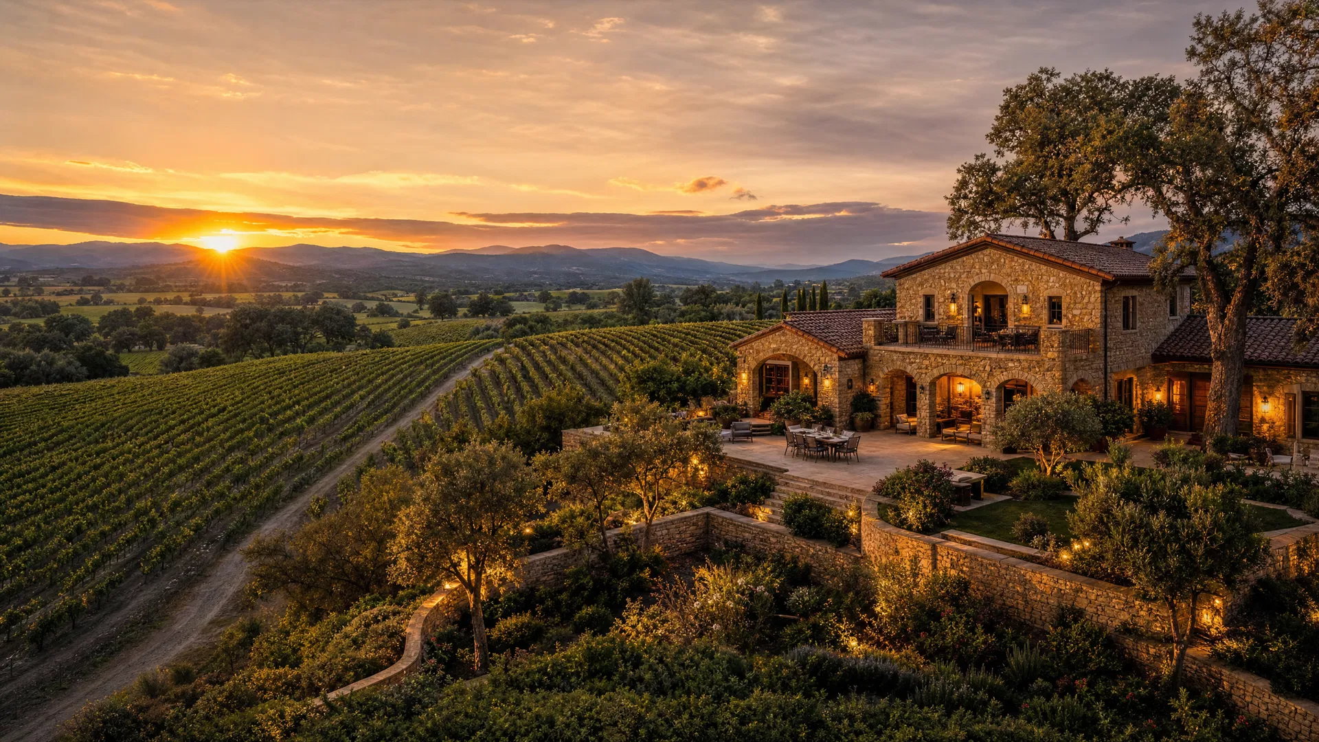 Napa Valley Vineyard Estate
