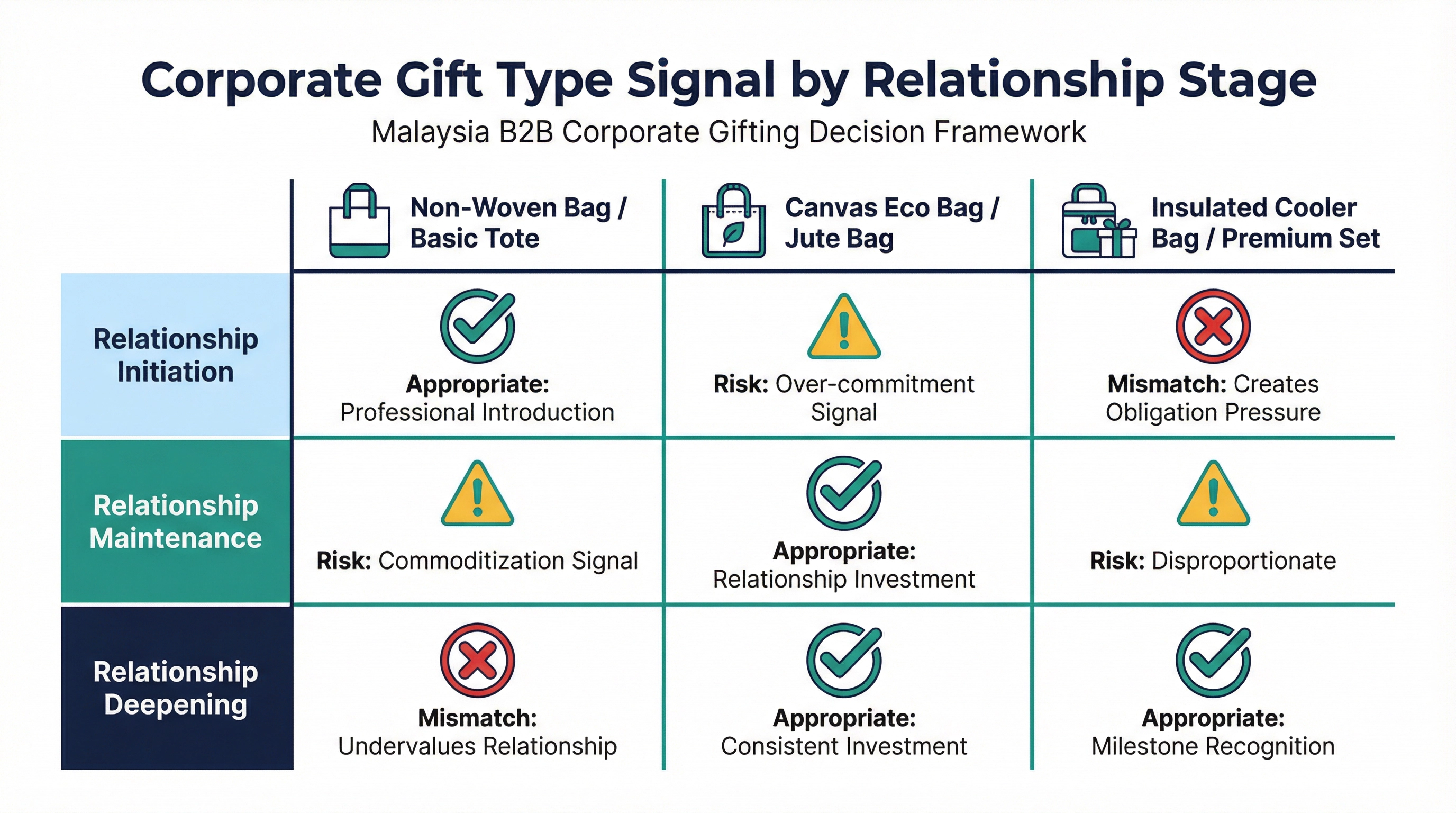 When Corporate Gift Selection is Based Only on Recipient Job Titles, Ignoring the Business Relationship Stage: A Common Signaling Misjudgment in Malaysian Procurement