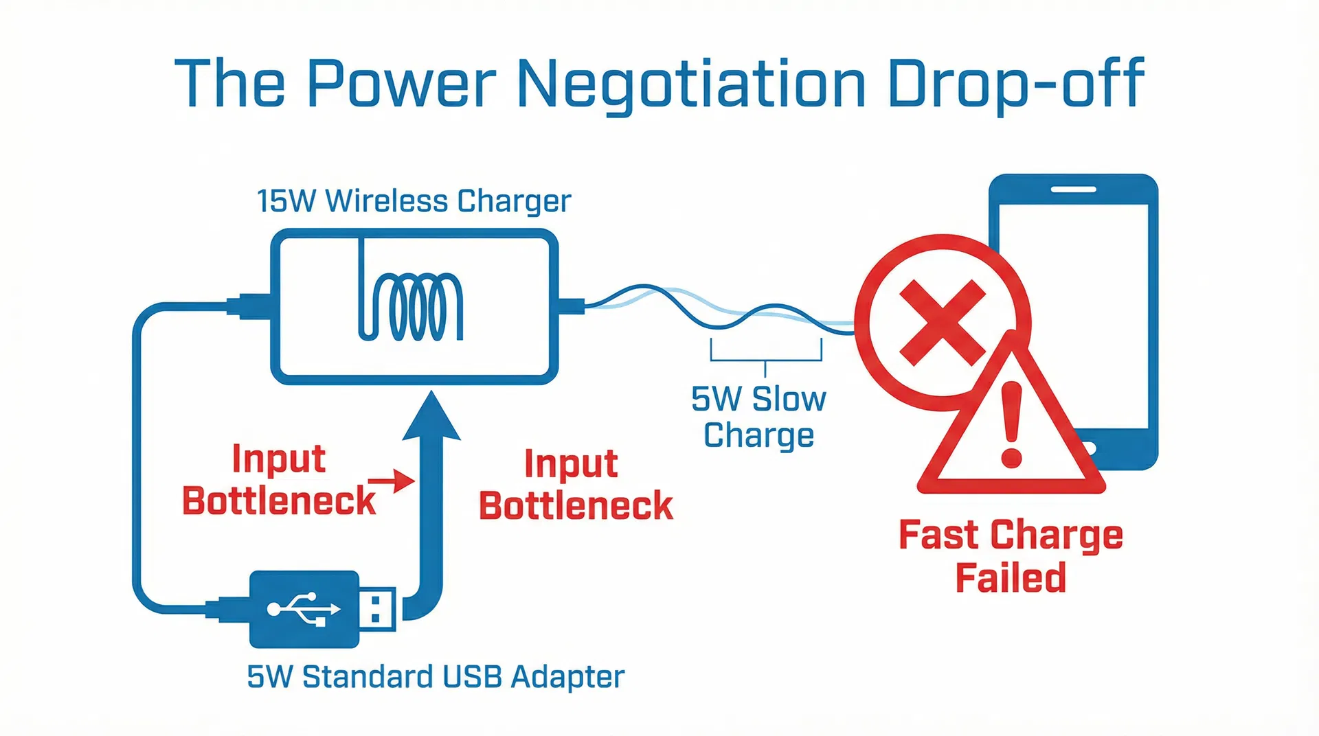 The 'Adapter' Gap: Why Your 15W Wireless Charger is Actually a 5W Paperweight