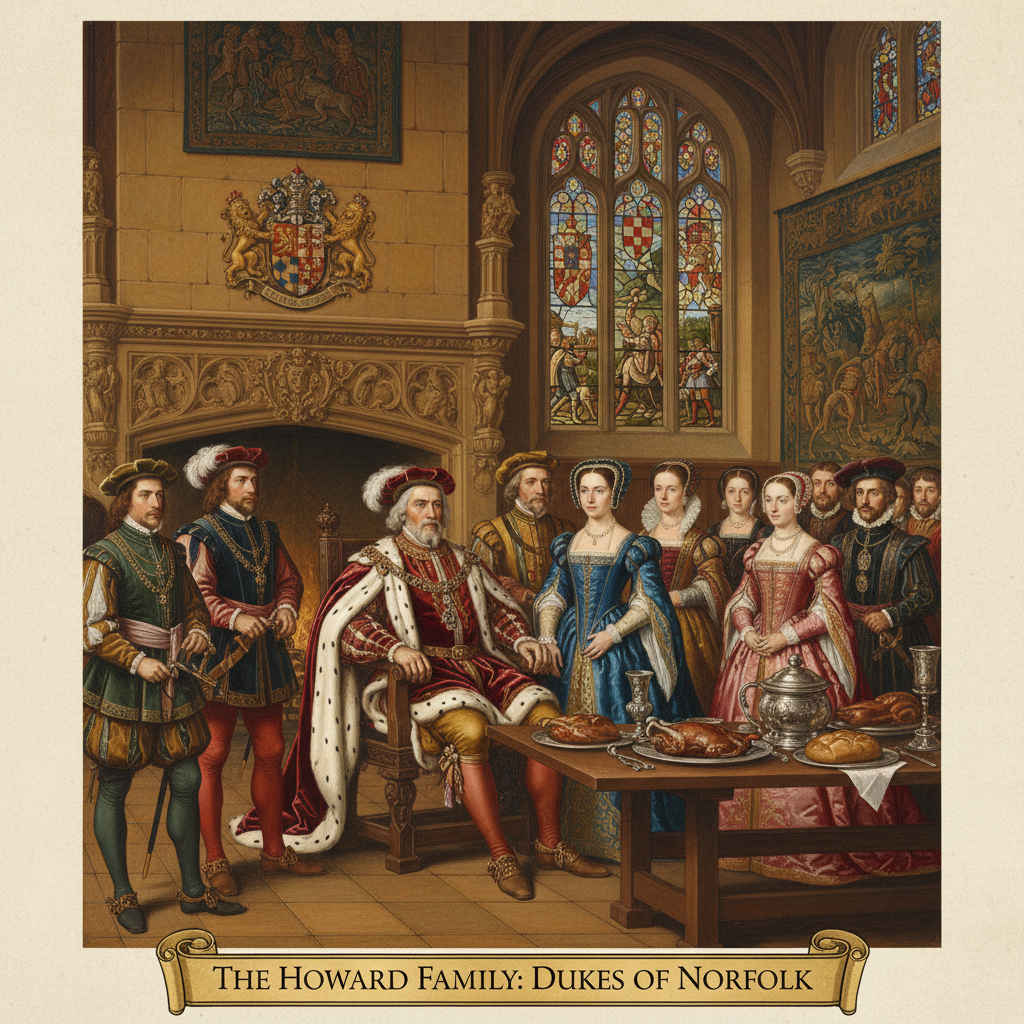 Illustration for The Howard Family: Power, Peril, and Dukes of Norfolk - Tudor history article