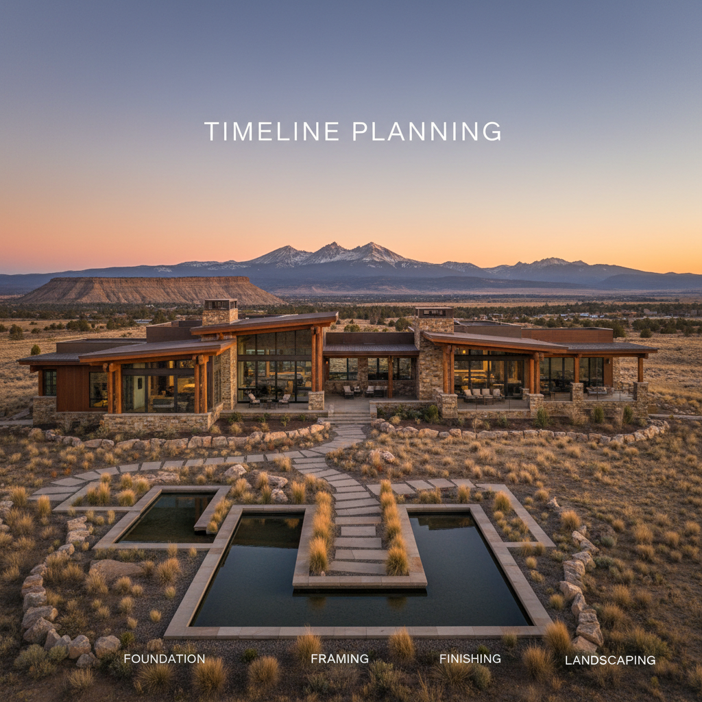 The Definitive Custom Home Building Timeline: Planning Your Luxury Home in Central Oregon - Timeline Planning article by Kevin Rea, Central Oregon luxury home builder serving Brasada Ranch, Tetherow, Pronghorn