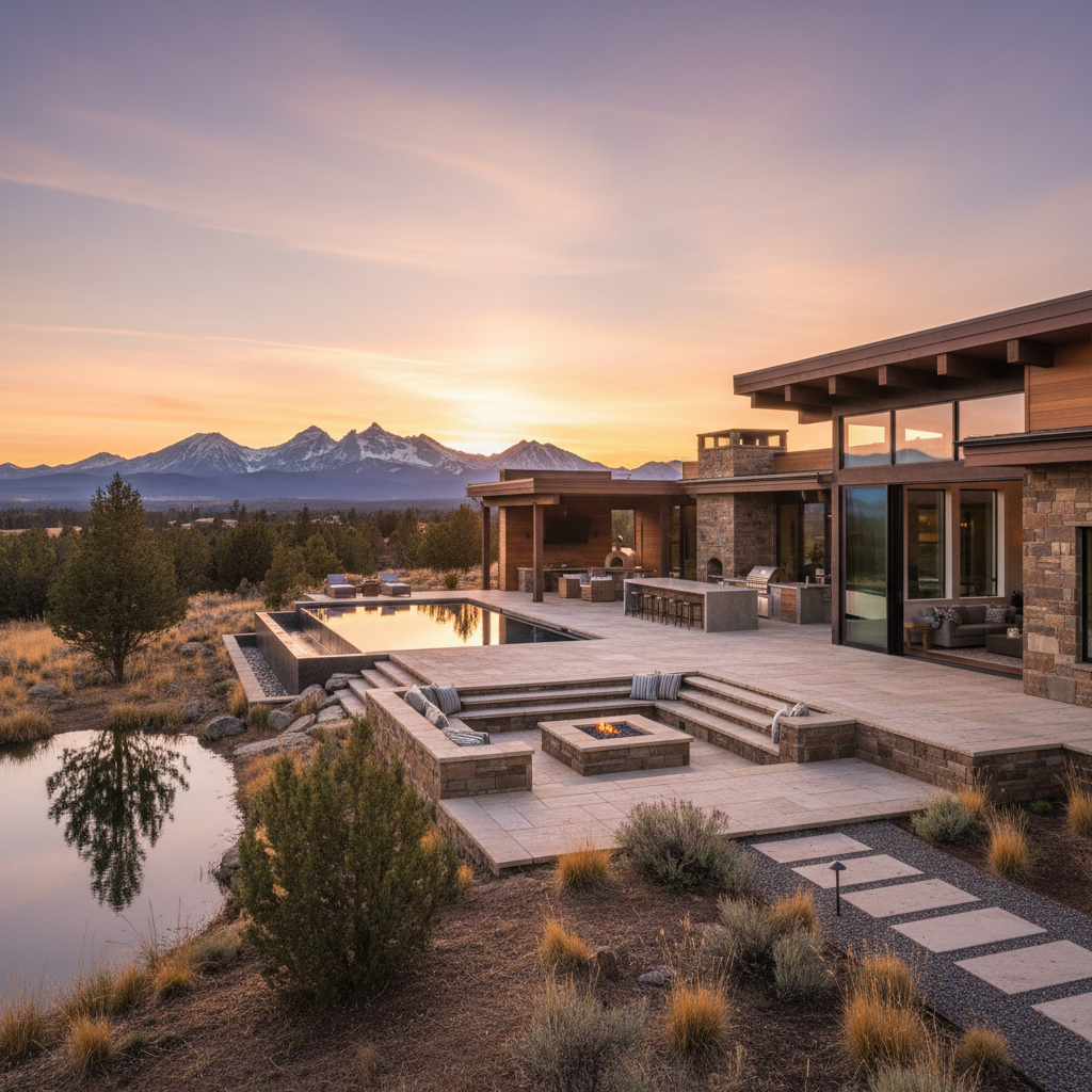 Elevate Your Home: Expert Outdoor Living Design in Bend and Central Oregon - Outdoor Living article by Kevin Rea, Central Oregon luxury home builder serving Brasada Ranch, Tetherow, Pronghorn