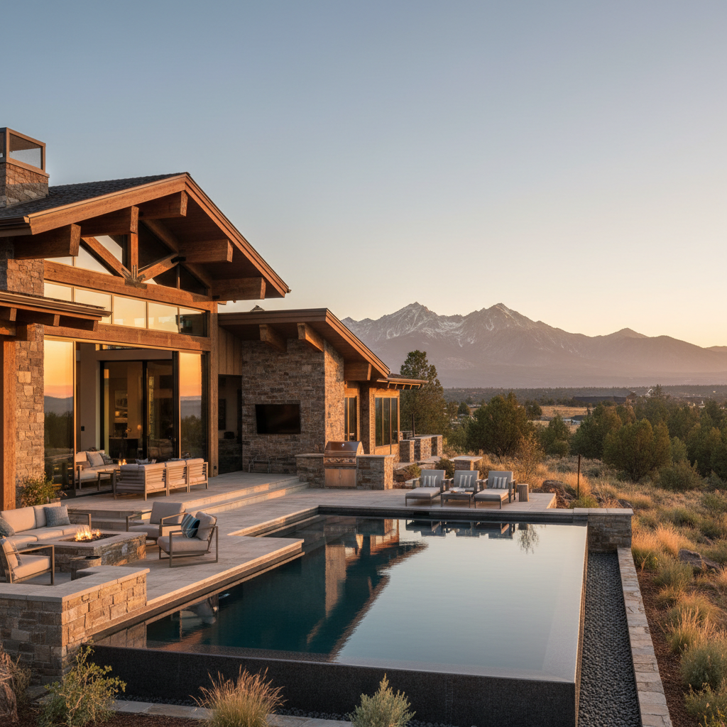 Elevate Your Lifestyle: The Art of Outdoor Living Design in Bend and Central Oregon - Outdoor Living article by Kevin Rea, Central Oregon luxury home builder serving Brasada Ranch, Tetherow, Pronghorn