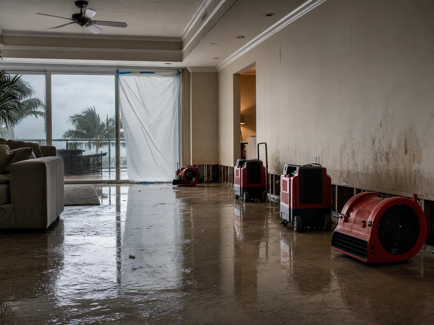 Water, Storm & Fire Damage service example