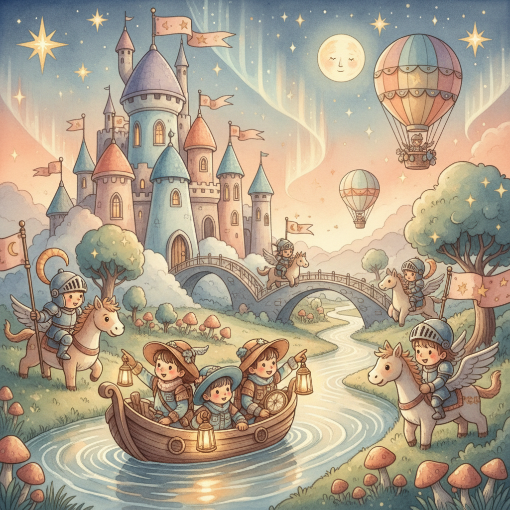 האביר והצללים המרצדים