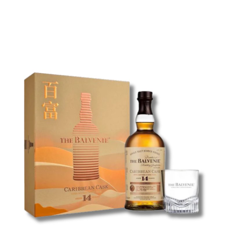 百富 14 年 加勒比海蘭姆桶禮盒2024