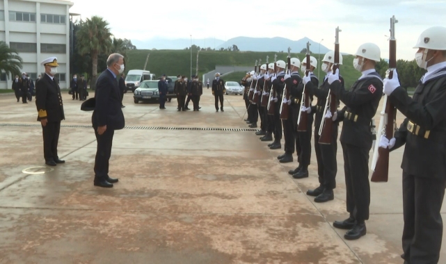 Bakan Akar, TSK komuta kademesi Güney Deniz Saha Komutanlığı'nda!