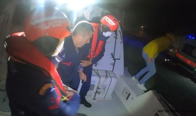 Balıkçı teknesinde rahatsızlanan vatandaşın yardımına sahil güvenlik ekipleri yetişti!