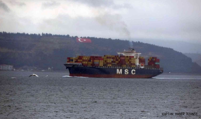 Çanakkale Boğazı tek yönlü gemi trafiğine kapatıldı