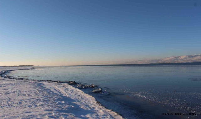 Yoğun kar yağışı Van Gölü için umut oldu!