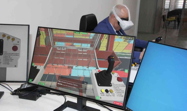 Akdeniz Belediyesinden Metaverse hamlesi: Simülatörlü liman vinç operatörlüğü eğitimi