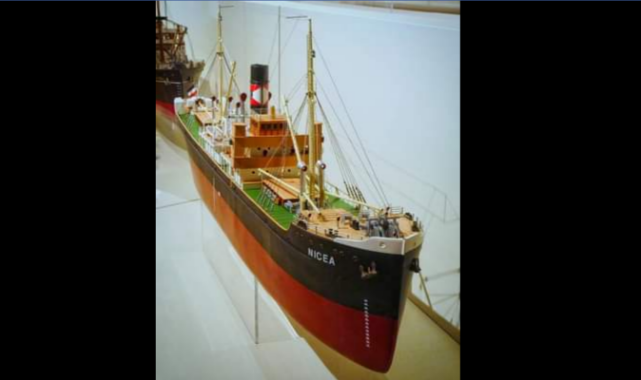 Samsun'daki Atatürk Heykeli'ni taşıyan gemi: NICEA Vapuru