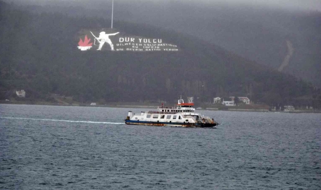 Çanakkale'de, Gökçeada ve Bozcaada'ya feribot seferleri yapılamıyor