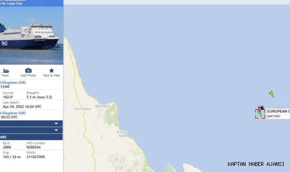 410 yolcu kapasiteli Ro-Ro yolcu gemisi saatlerce sürüklendi!